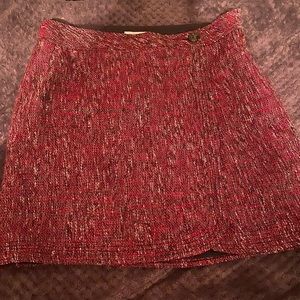 Pink, silver and black skirt WITH POCKETS from loft size 8